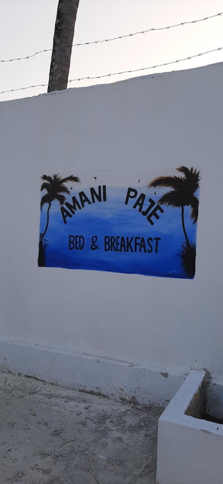 Amani Hotel Paje Bagian luar foto